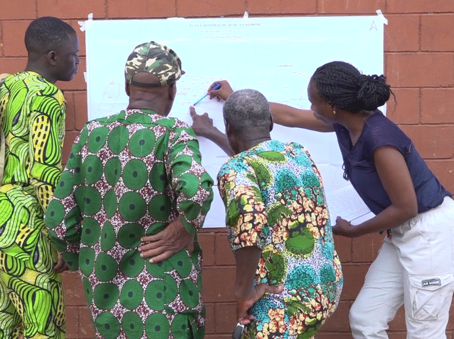 affichage des données enregistrés dans le 3ème arrondissement de porto novo