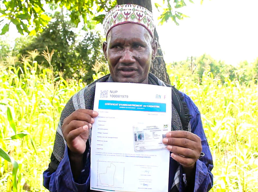 Un bénéficaire satisfait